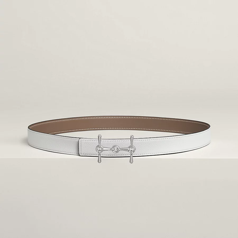 Ancre Marin belt buckle & Hermès sur Mer reversible leather strap 24 mm - Image 2